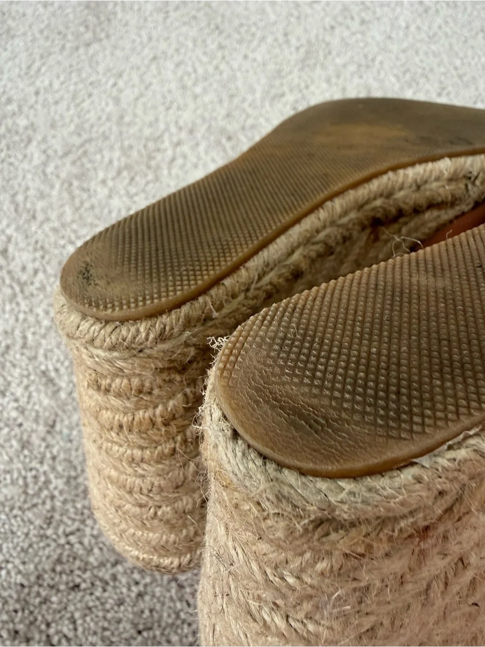 Steve Madden Women’s Tan Espadrille Wedge Sandals 7.5